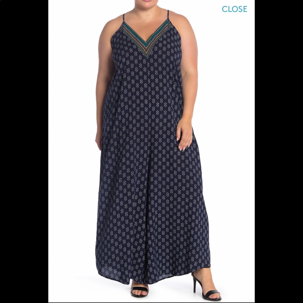Abound V-Neck Culotte Jumpsuit